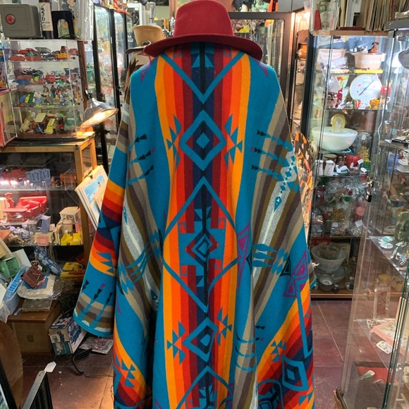 Vintage double sided Pendleton blanket - Picture 2 of 8